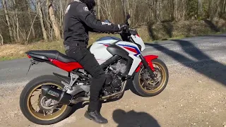 Honda CB650F GPR Exhaust Acceleration Pure Sound