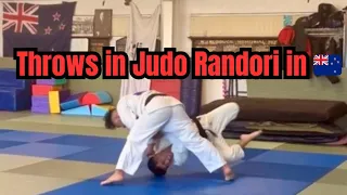 Throws from judo randori highlights in New Zealand/ニュージーランドで柔道の乱取り ハイライト