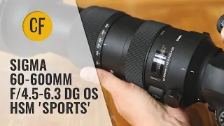 Sigma 60-600mm f/4.5-6.3 DG OS HSM 'Sports' lens review with samples (Full-frame & APS-C)