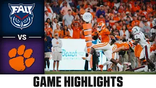 Florida Atlantic vs. Clemson Game Highlights | 2023 ACC Football