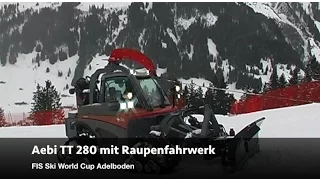 Aebi TT280 mit Überkopfwinde - Ski World Cup Adelboden 2016