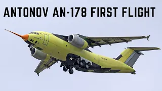 Antonov An-178 First Flight Video
