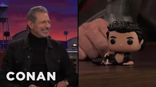 Jeff Goldblum Loves His "Jurassic Park" Pop! Figures | CONAN on TBS