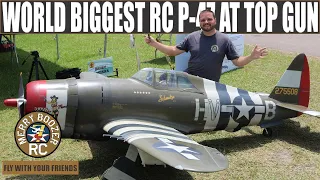 Worlds Largest RC P-47 "Pistol Packin Mama" at  Top Gun 2021 Frank Tiano Built.