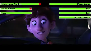 Spies in Disguise Car Chase with healthbars