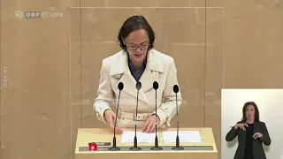 018 Sonja Hammerschmid SPÖ   Nationalratssondersitzung zu Sonderpensionen vom 21 12 2020 um 1230 Uhr