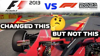 F1 2013 VS F1 2021! What Has Changed At Spa, Silverstone & Hungary???