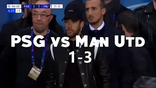 Famous footballers and fans reaction to PSG vs Manchester United 1-3
