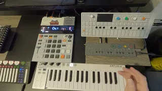 Practicing making a pattern with with EP-133 KO II + OP-Z (plus lots of advanced OP-Z tips & tricks)