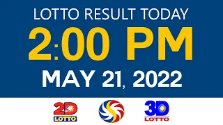 Lotto Results Today May 21 2022 2pm Ez2 Swertres 2D 3D 6D 6/42 6/55 PCSO