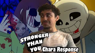 VOICE OF A DEMON! | Stronger Than You - Chara Response (Undertale Animation Parody) REACTION!