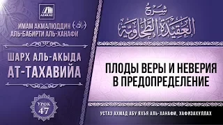 Урок 47: Плоды веры и неверия в предопределение | Комментарий к «Акыда ат-Тахавийя»