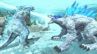 Godzilla vs. Shimo: Awakening of the Ice Titan! - Animal Revolt Battle Simulator