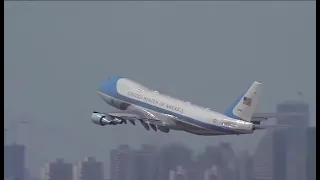 Ben Gurion Tower to Air Force One:  We hope the visit will bring peace