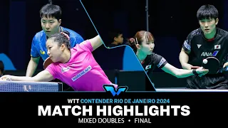 Tomokazu H./Hina H. vs Lim J./Shin Y. | XD Final | WTT Contender Rio de Janeiro 2024