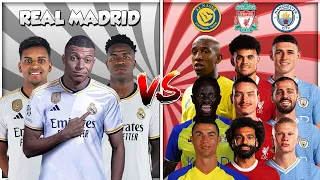 2025 Real Madrid Trio 🆚 Al Nassr & Liverpool & Man City Comparison💪⚽🔥