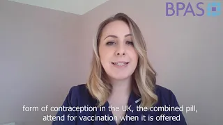 COVID-19 Vaccine Information - Combined hormonal contraception