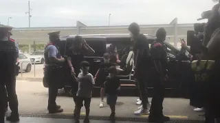 Lionel Messi & Family Arrives At Barcelona Airport