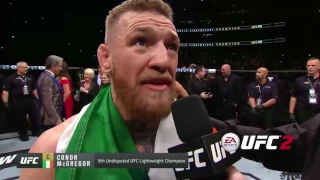 Конор МакГрегор  после Боя UFC 205
