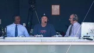 DET@NYY: Actor Jeff Daniels joins Tigers booth