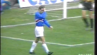 DERBY SAMPDORIA GENOA 1-2 1990 (Eranio,Vialli,Branco) PARTITA COMPLETA