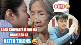 Lola ni Vena Hindi na naaalala si Keith Talens "alzheimer"