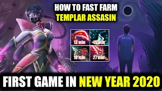 First Game Miracle Templar Assasin in New Year 2020 - Dota 2 Pro