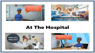 At The Hospital | Daily English Conversations | Fluent English  | Learn English Hamza Classroom