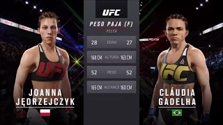 The Ultimate Fighter 23 Finale: Joanna Jędrzejczyk vs. Cláudia Gadelha 2 [Simulation]