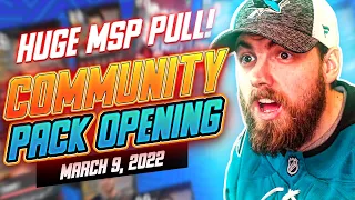 ANOTHER MSP PULL??? | HUGE NHL 22 COMMUNITY PACKS!