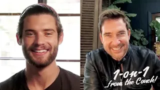 HOLLYWOOD'S David Corenswet & Dylan McDermott // 1-on-1...from the Couch!