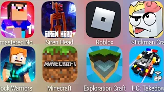 Exploration Craft,Hovercraft Takedown,Siren Head Craft,Roblox,Minecraft,Block Warriors,StickmanCraft