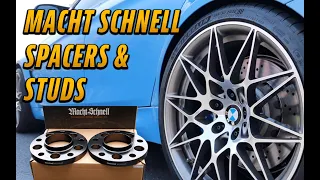 Installing Macht Schnell Wheel Studs and Spacers on my F80 M3