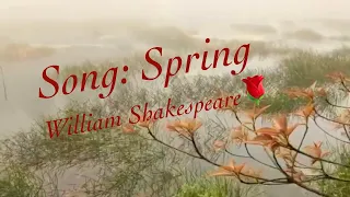 Song: Spring  By William Shakespeare (春思）