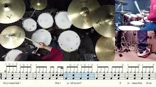 Do You Wanna Funk(동영상악보)-Patrick Cowley-유한선-화정드럼학원,드럼악보,드럼커버,Drum cover,drumsheetmusic,drumscore