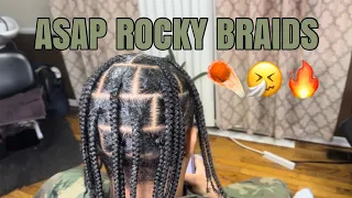 How to Achieve the perfect ASAP Rocky Braids ☄️✅