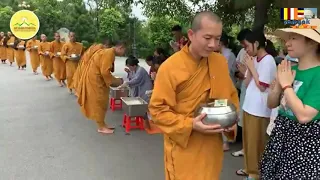 Beautiful Buddhism Universal saddhamma Great Monks of  Ba Vang Pagoda vietnam