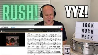 Drum Teacher Reacts: RUSH | 'YYZ' | (Moving Pictures 1981 Track 3)