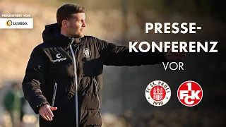 Die Pressekonferenz vor dem Spiel gegen den 1.FC Kaiserslautern I Präsentiert von LichtBlick