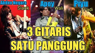 Abdee #slank - Apoy #wali - Piyu #padi ~ Kolaborasi 3 GITARIS Indonesia