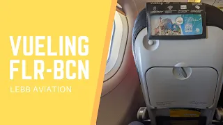 VUELING A319: FULL FLIGHT FLORENCE TO BARCELONA