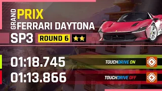 Ferrari Daytona SP3 - GRAND PRIX Round 6 - 2⭐ Touchdrive & Manual Reference - FROZEN ROUTE