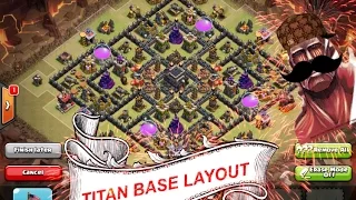 Clash Of Clans- Base Design (The Titan)