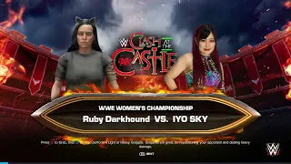 WWE 2K24 - Ruby vs Iyo Sky @ Clash at the Castle