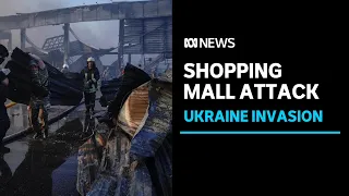 Russian missile strike on Ukranian shopping centre kills at least 18 people | ABC News