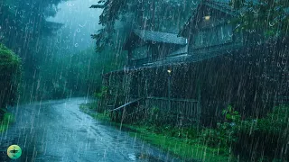 Sono Profundo e Reparador 💤 Chuva Som de Chuva Forte e Trovoadas na Floresta Tropical para Dormir