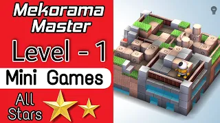 Mekorama - Mini-Games, Mekorama Master Level 1, Mekorama gameplay, Mekorama walkthrough, Sigog