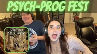 FIRST REACTION to Project 100 - Infected Mushroom | COUPLE REACTION to PSYTRANCE