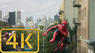 All Spider Man Swinging Scene Homecoming 4K