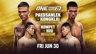 ONE Friday Fights 23: Paedsanlek vs. Kongklai